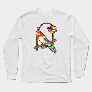 Tiki Parrot Long Sleeve T-Shirt